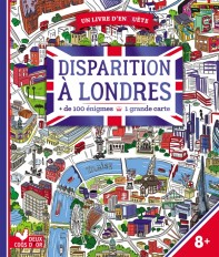 Disparition à Londres - livre avec carte