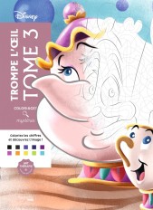 Coloriages mystères Disney - Trompe l'oeil Tome 3