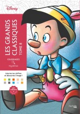 Coloriages mystères Disney - Les Grands classiques Tome 8