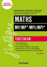 Maths Tout-en-un MP/MP*-MPI/MPI* - 6e éd.