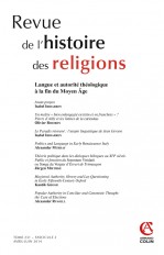 Revue de l'histoire des religions - Tome 231 (2/2014) Varia