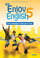 New Enjoy English 5e - Guide pédagogique - version papier